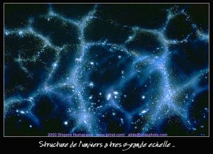 structure de l'univers a tres grande echelle