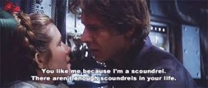 Han Solo et Leia
